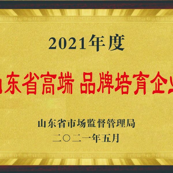 山东省高端 品牌培育企业